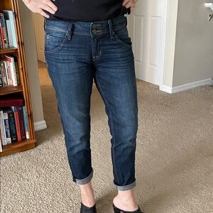 Hudson Collin Skinny Ankle Jean inseam 28” Dark Wash Stretch Denim NWOT size 26